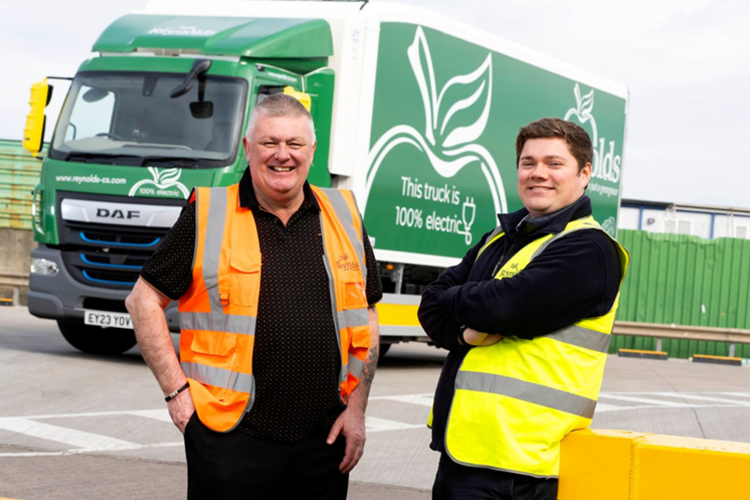 DAF LF Electric hits the road for Reynolds Catering